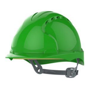 CAPACETE POLIETILENO VERDE C/ VENTILAÇÃO EVO2